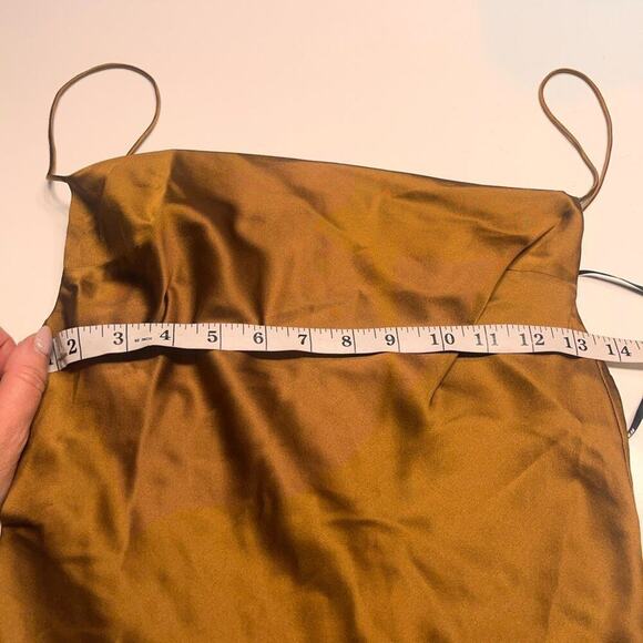 SER.O.YA Bronze Callie Silk Slip Dress, NWT XS - Picture 7 of 13